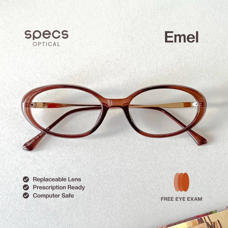 SPECS OPTICAL | EMEL ~ An oval shaped frame | Shopee Philippines