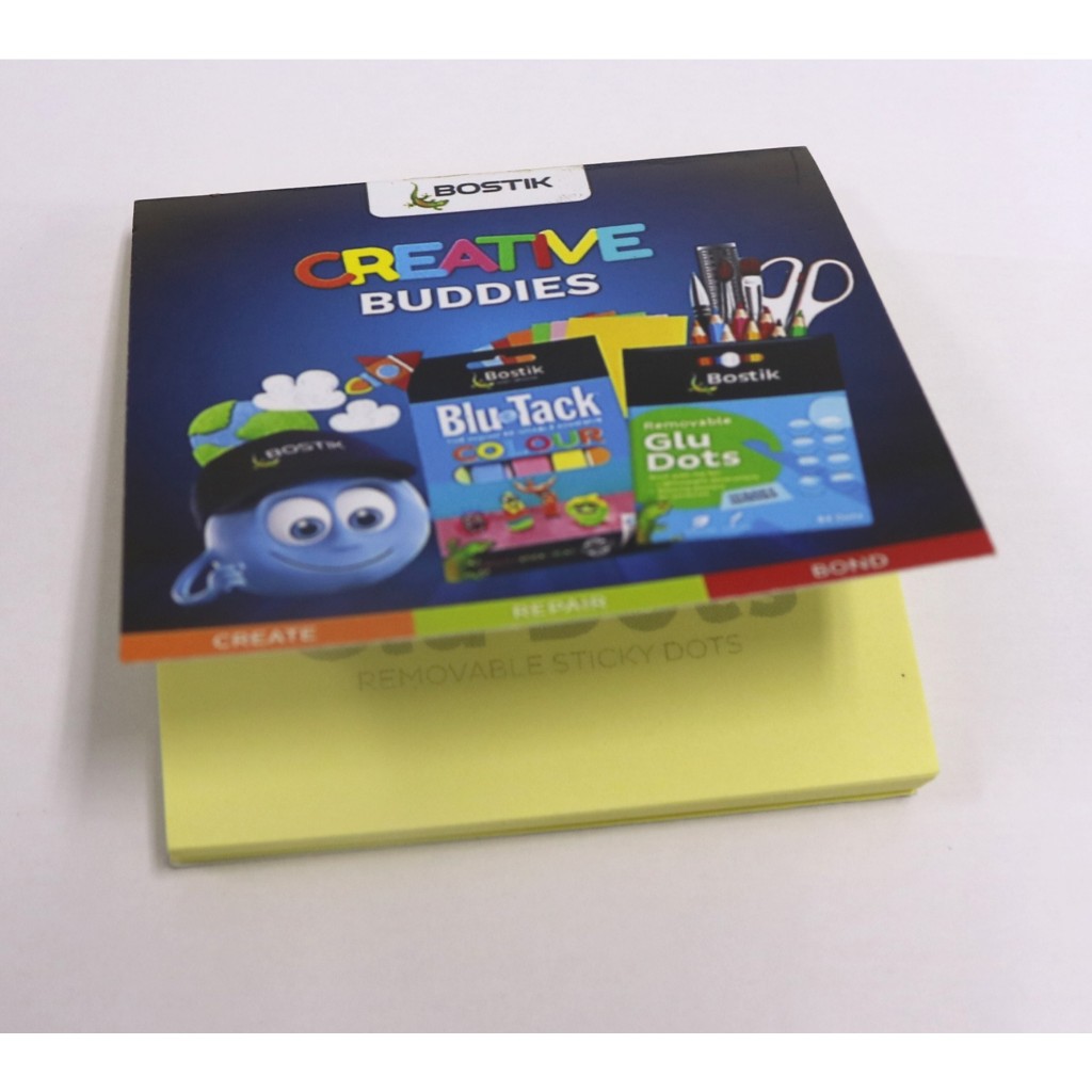 FREEBIE Bostik Creative Buddies Note Pad - Not For SALE!!! | Shopee ...