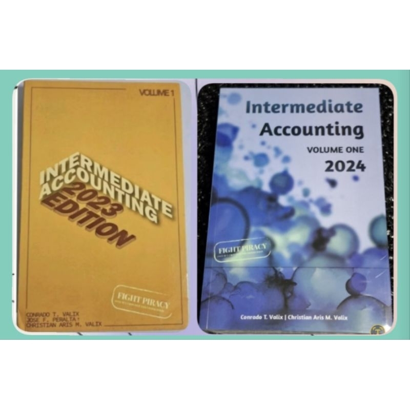 INTERMEDIATE ACCOUNTING VOL.1 2023-2024 by valix | Shopee Philippines