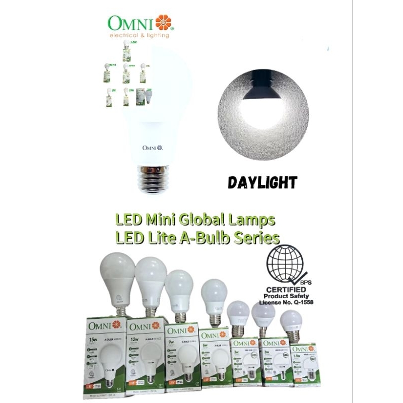 Omni-LED Lite Bulb Series Daylight and Warm White Light Mini Bulb A ...