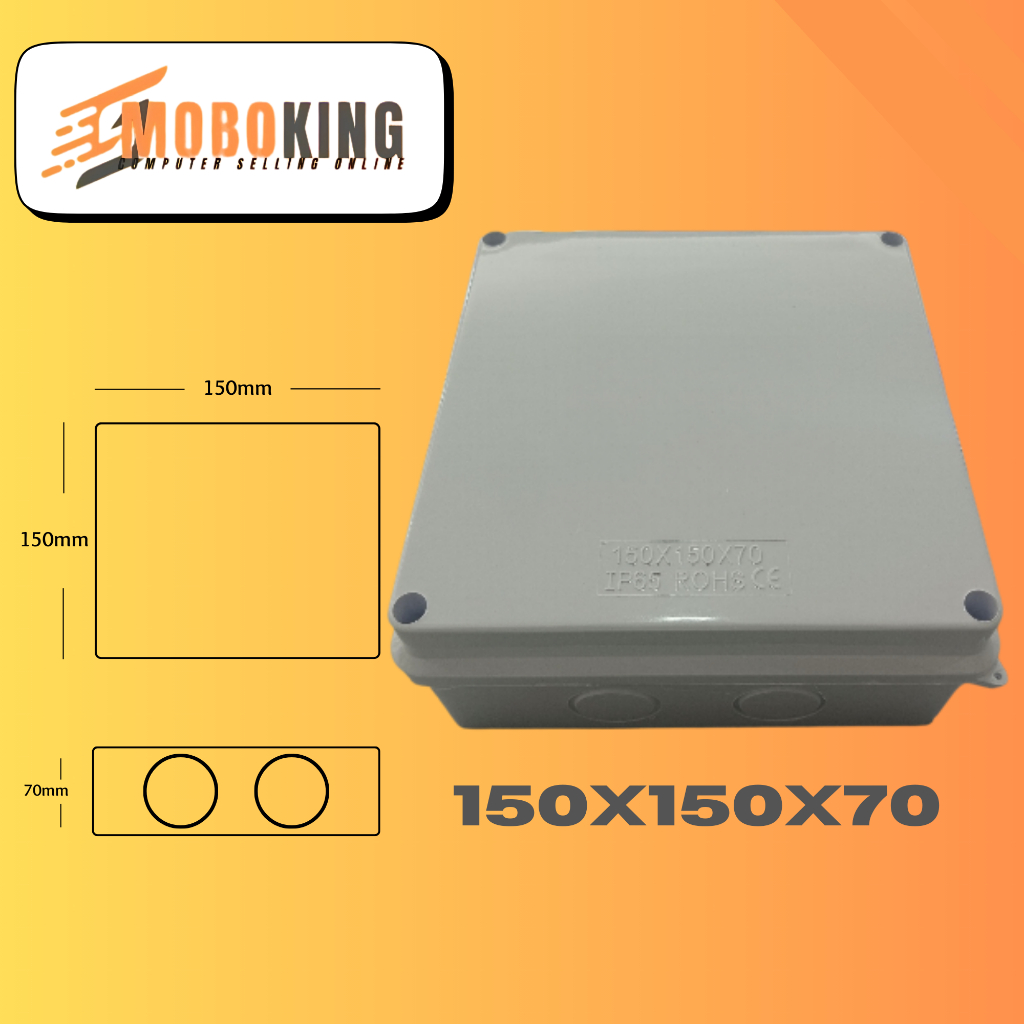 IP65 Waterproof CCTV Junction Box Enclosure Outdoor Box | Shopee ...