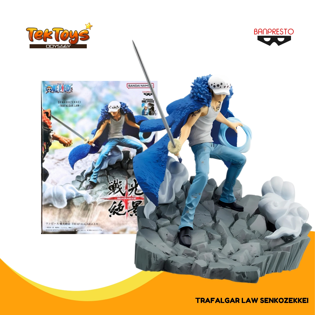 Banpresto One Piece sculture Big 3 Vol.15,2 cm Trafalgar Legge Champion da Figura