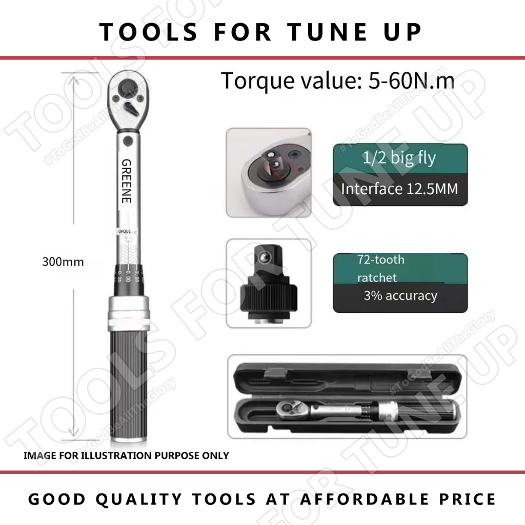 Torque Wrench Drive 5-60nm Torque value, for Motorcycle and Car, Heavy ...