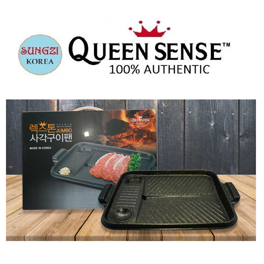 QUEEN SENSE Multi Korean Samgyeopsal Roaster Pan (41 x 30) | Shopee ...