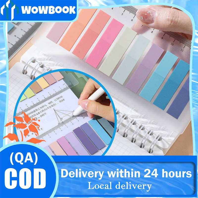 200 Pieces Morandi Index Sticky Notes Colorful Post it Labels for Note ...