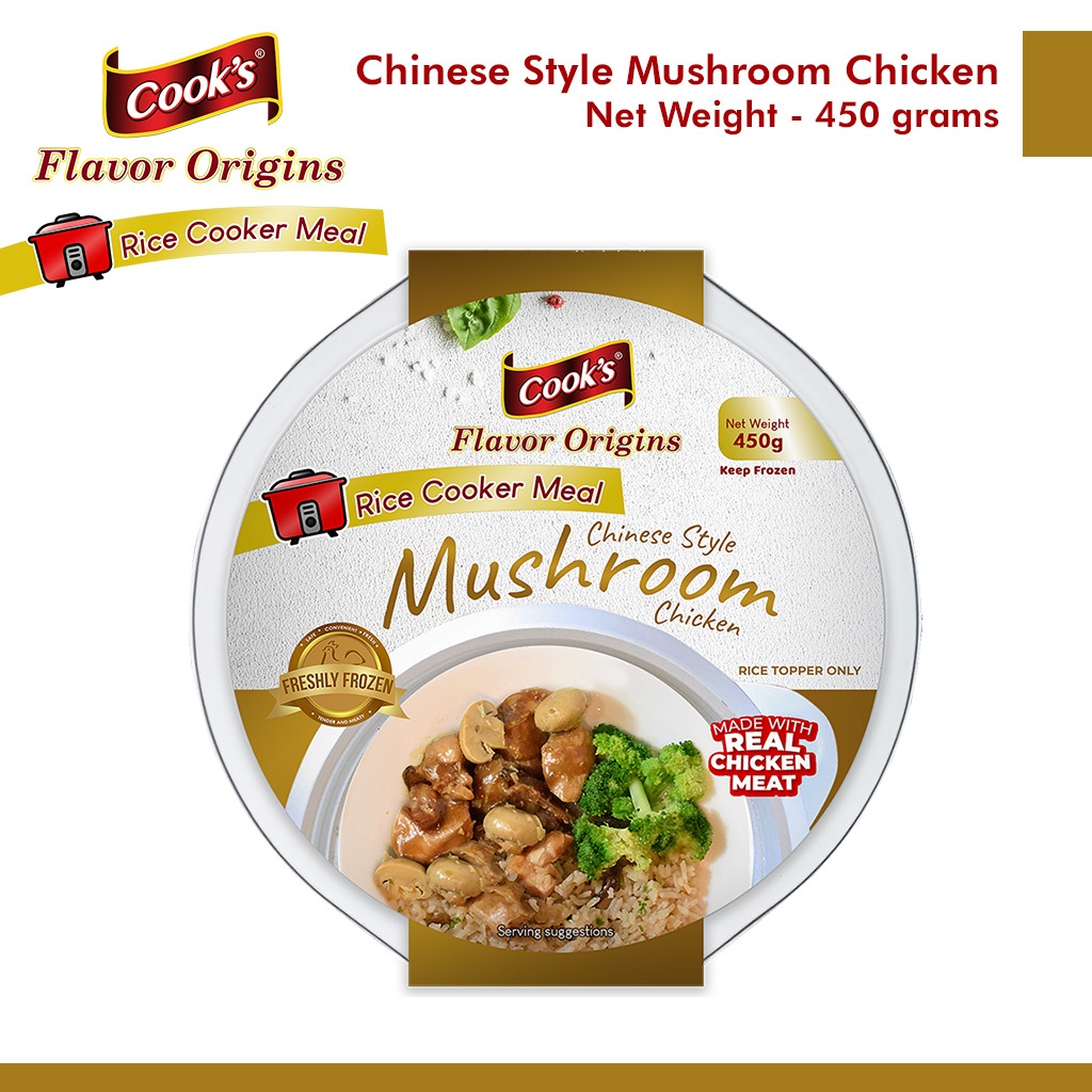 Cook's Flavor Origins Rice Cooker Meal Chinese Style Mushroom Chicken ...