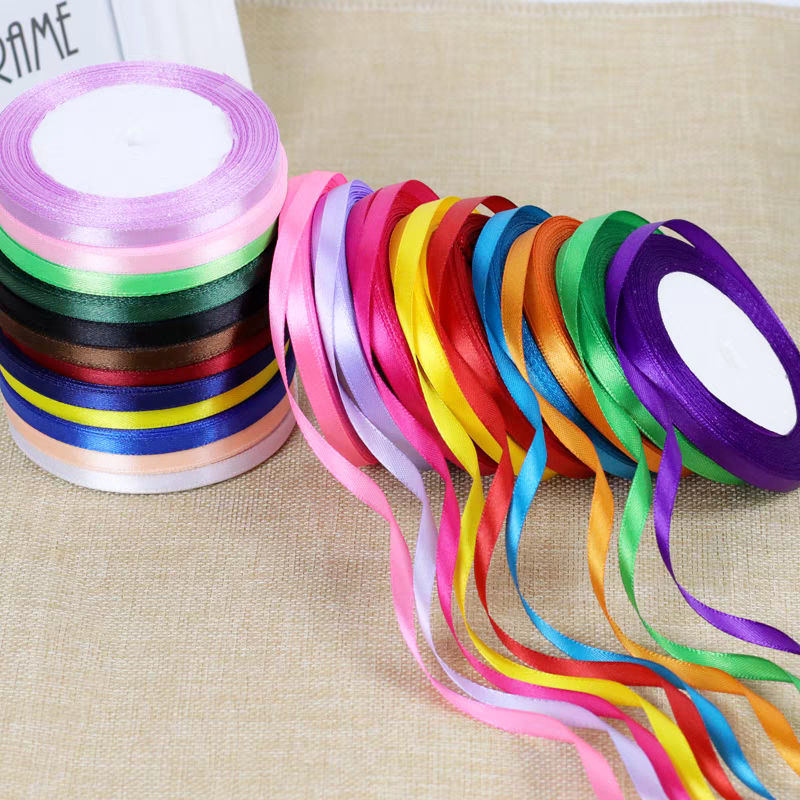 0.6 cm Satin Ribbon Wholesale Gift Packing Christmas decorationRibbons ...