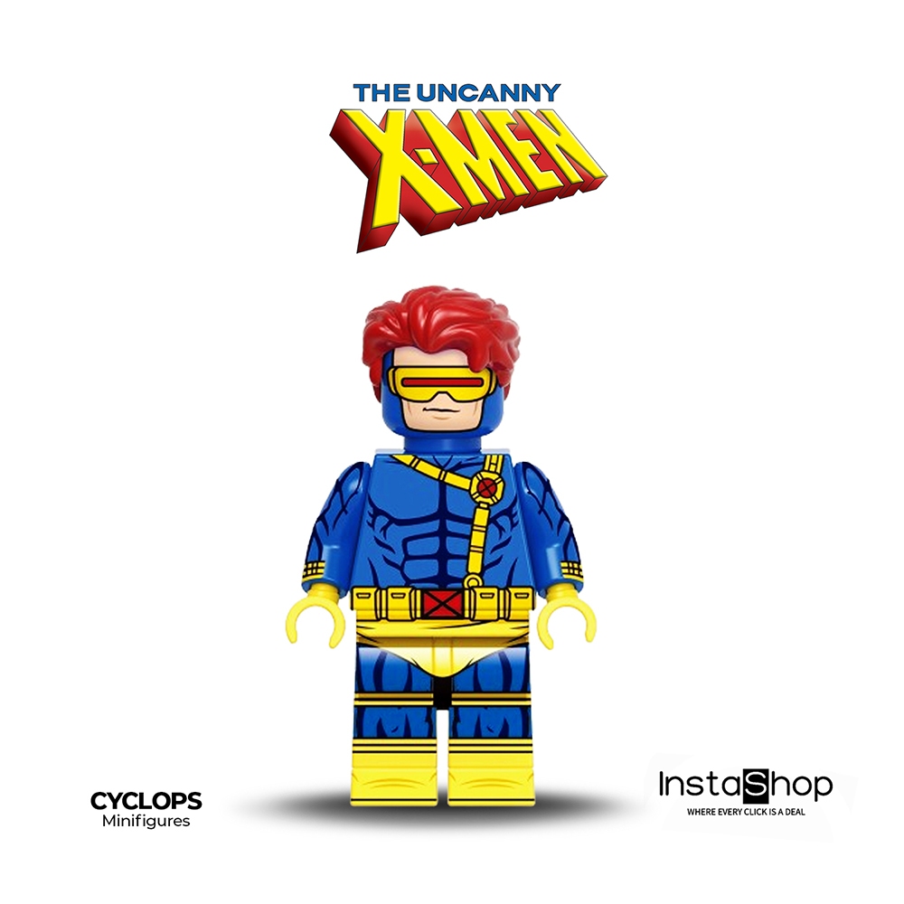 ISO Marvel Cyclops X-Men Minifigures Building Block Toys | Shopee ...