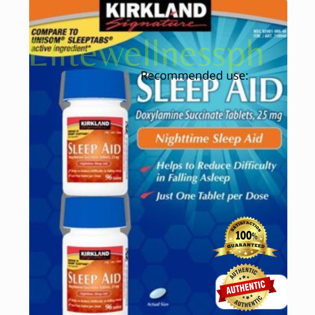 Kirkland Signature Nighttime Sleep Aid I Helps safely fall asleep fast ...