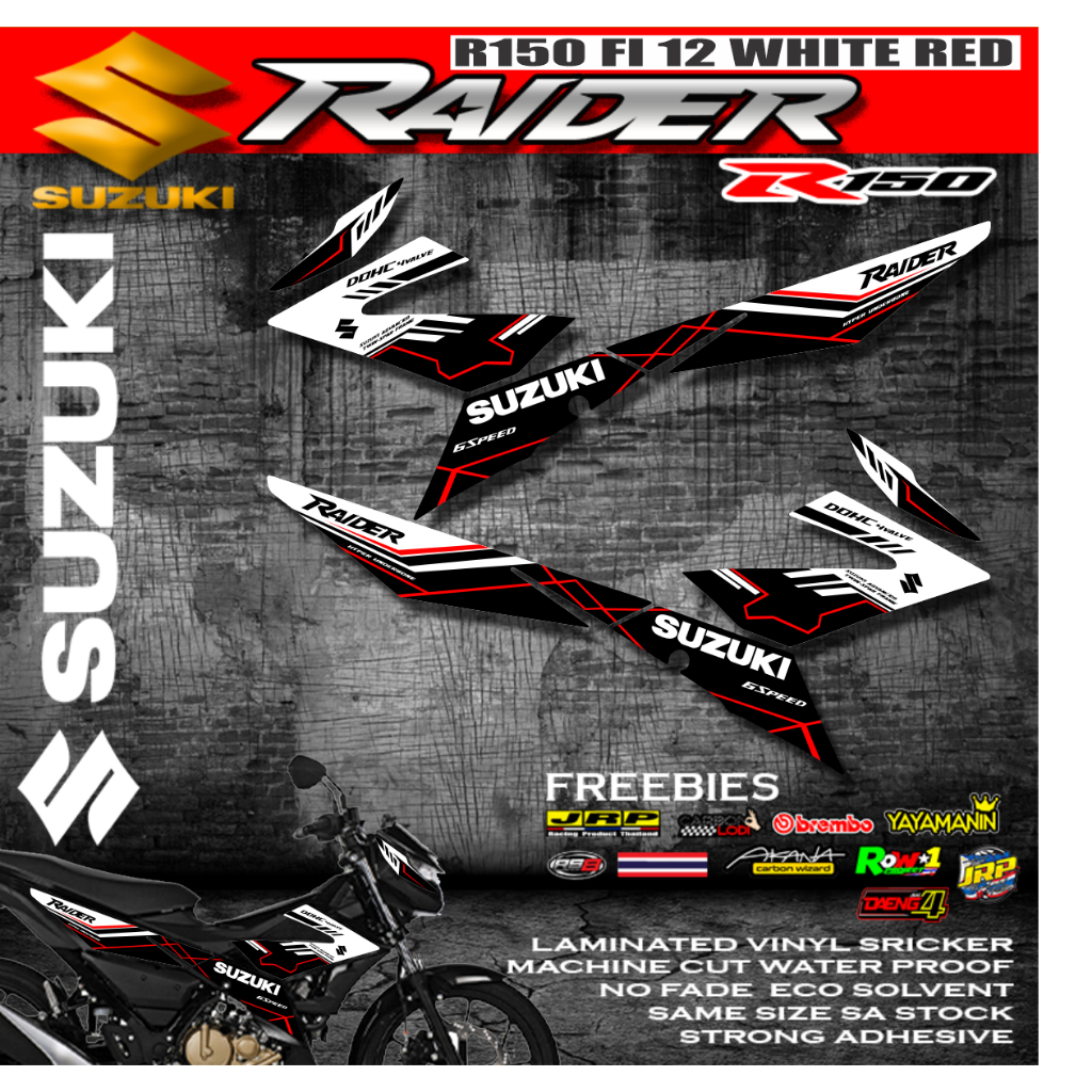 RAIDER 150 FI DECALS STICKER 2025 DESIGN WITH FREEBIES | Shopee Philippines