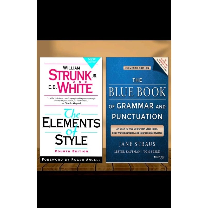 The Elements of Style & The Blue Book Grammar and Punctuation By ...