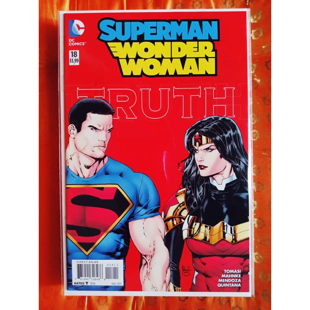 Superman Wonder Woman 18 DC Comic Book FN/VF 2015 Truth New 52 | Shopee ...