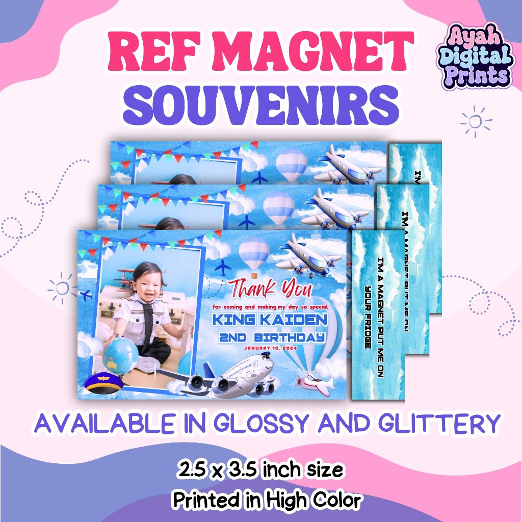 REF MAGNET SOUVENIR FOR ALL OCCASION (FREE LAYOUT FOR 30 pcs) Wedding ...