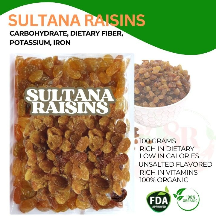 Sultana Raisins Naturally Sweet, Perfectly Healthy Juicy - Sweet Dried ...