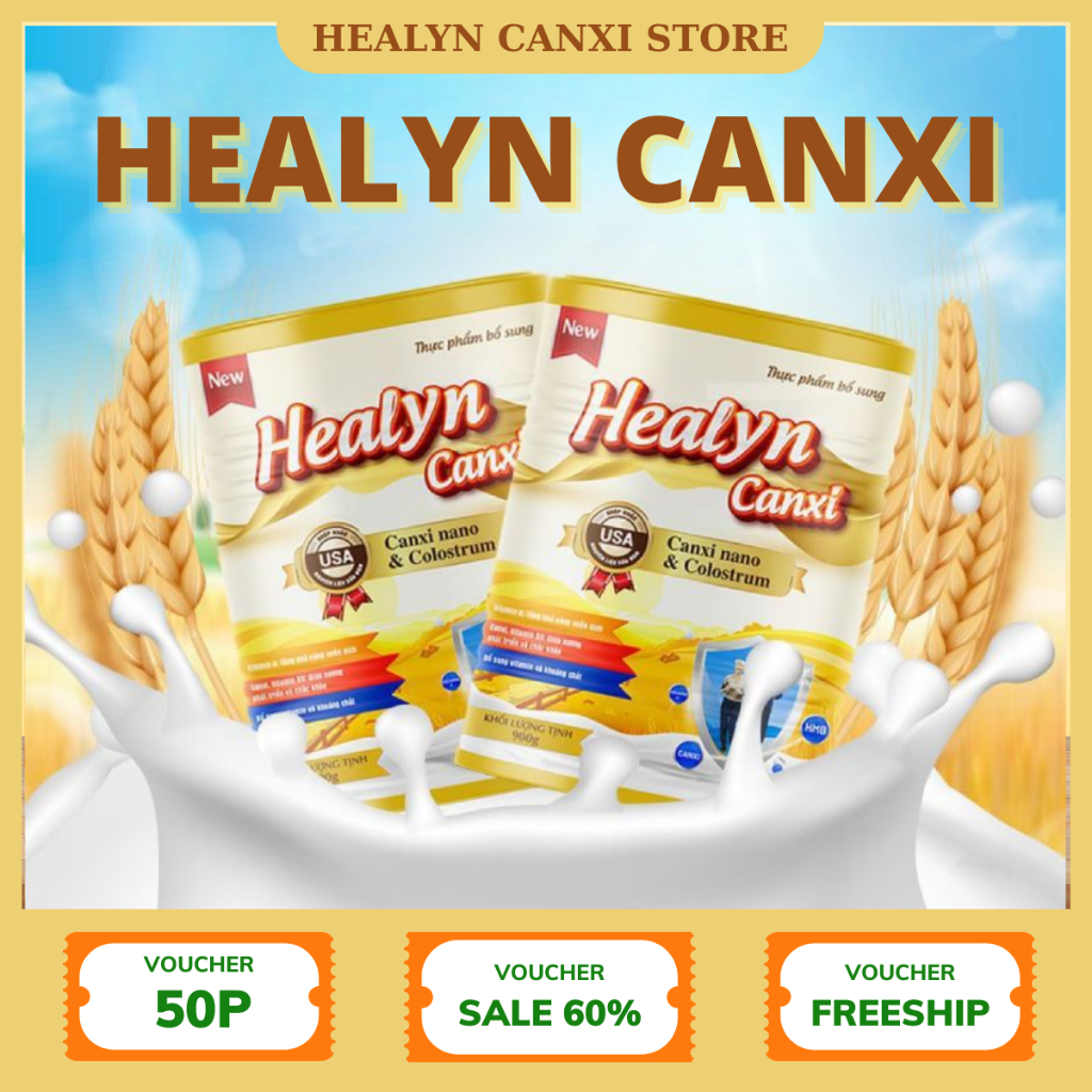 [ Buy 2 ] Healyn Canxi Gold 400g - Milk for osteoporosis and arthritis ...