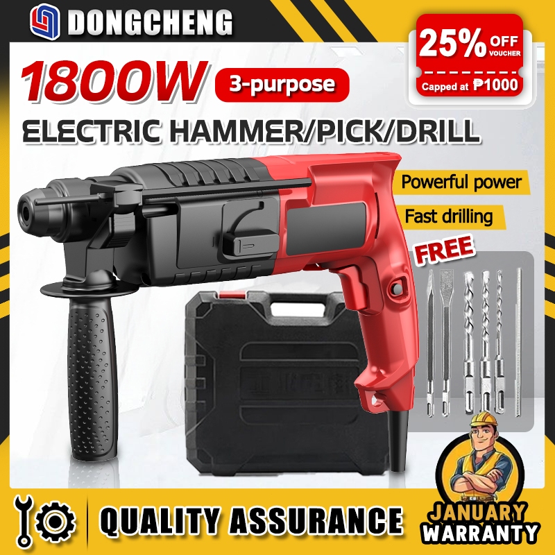 Industrial Demolition Electric Hammer Chipping/Hammer/Drill 3In1 High ...