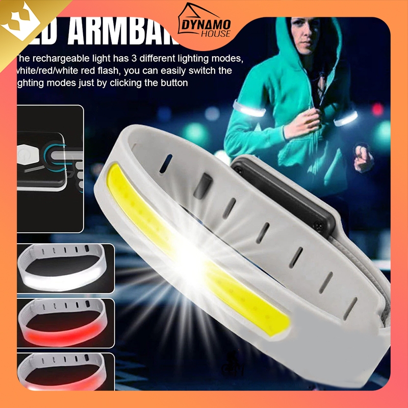 Led Light Up Bracelets Running Lights For Runners Sports Lamp For Arm ...
