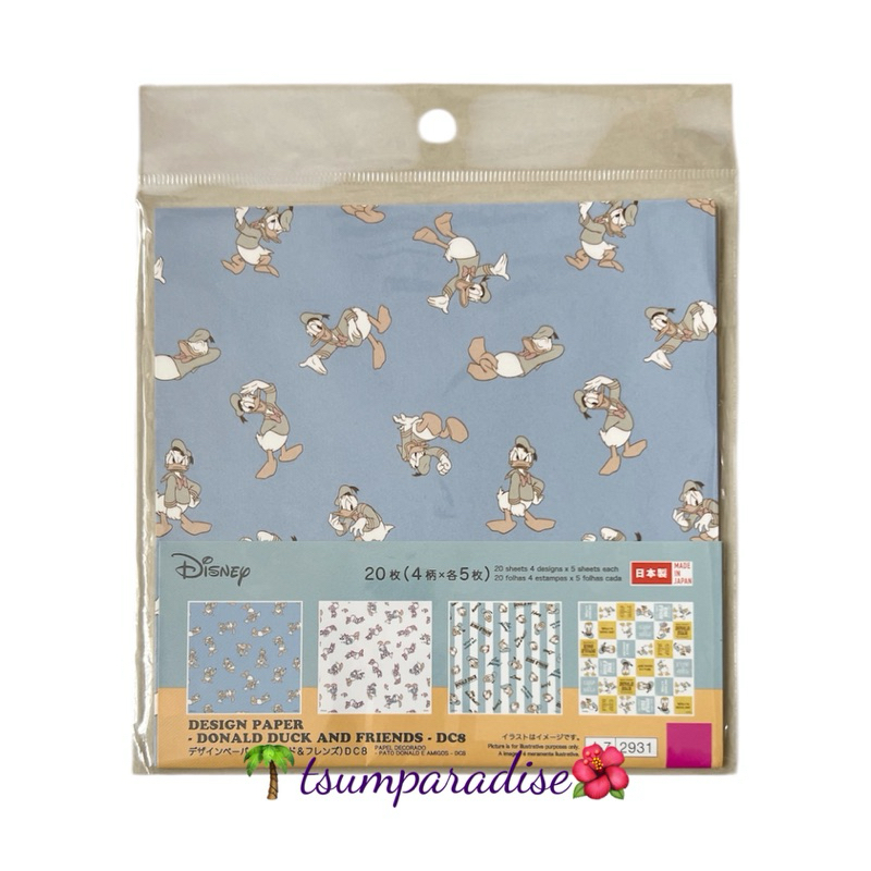 Design Paper Origami Stationery Donald Duck Doraemon Sanrio Pokemon ...