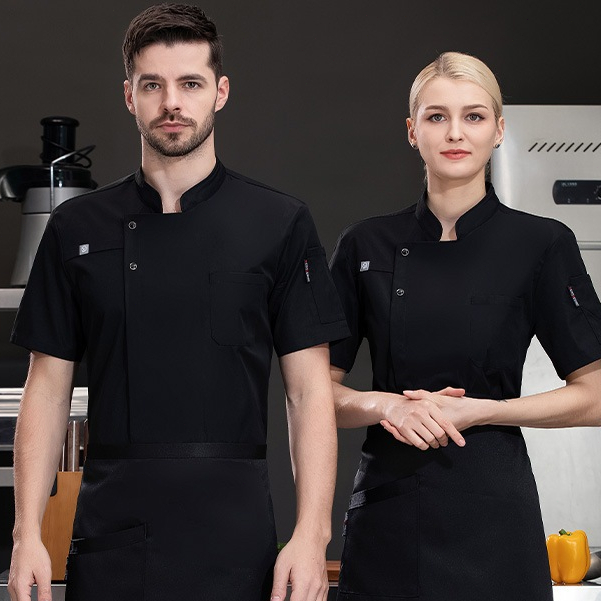 Chef Uniform BreathableShort Sleeve Men Women Chef Jacket Cooking ...