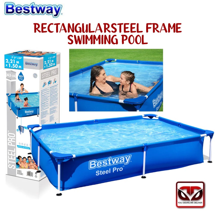 D&D Bestway Portable Inflatable Swimming Pool for Family | Shopee ...