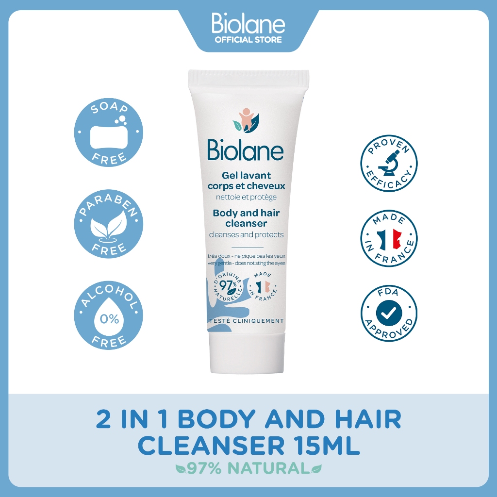 Biolane Trial Size Kit for Baby – Cleanser, Diaper Cream & Moisturizer ...