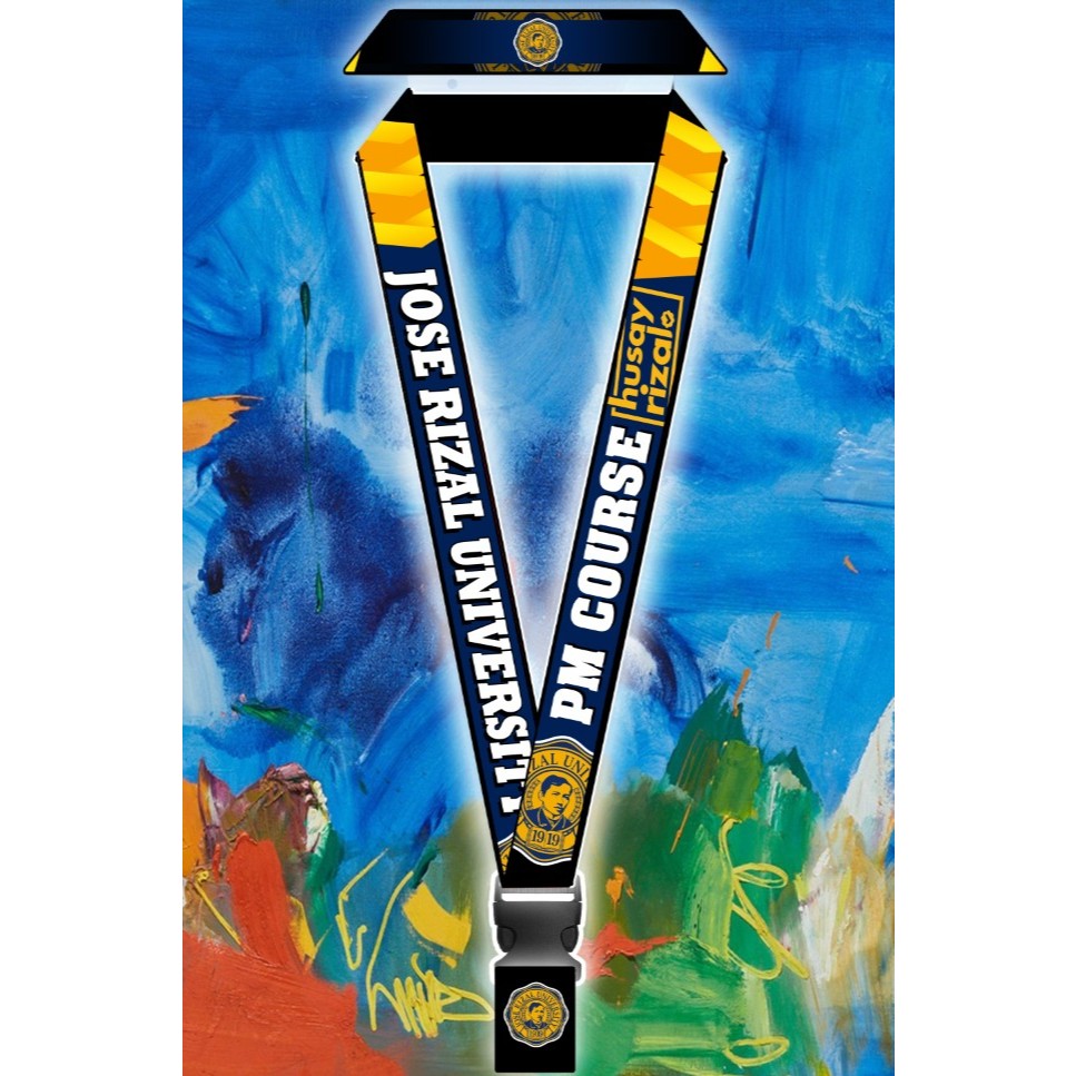 customized JRU JOSE RIZAL UNIVERSITY pm course lanyard id lace | Shopee ...