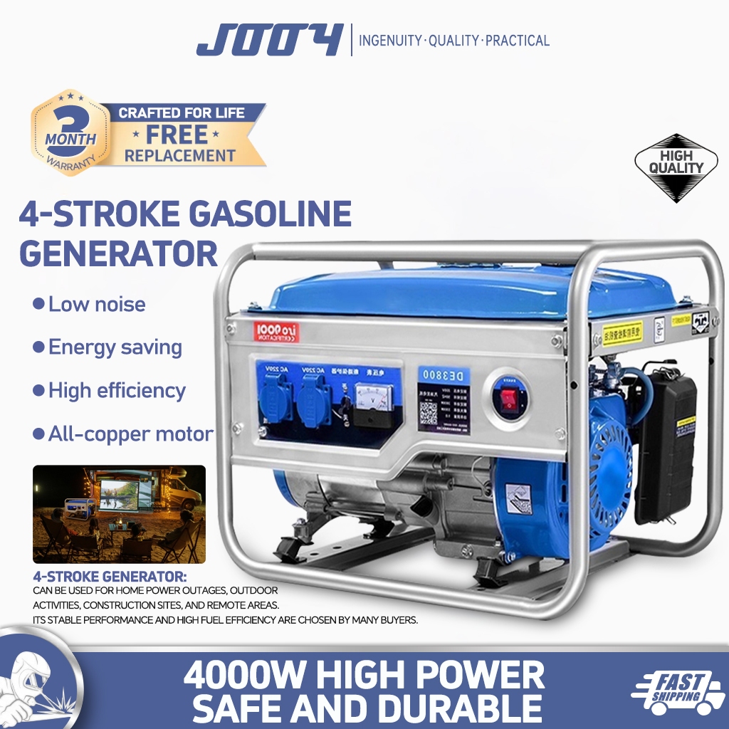 Gasoline Generator 4-Stroke 4KW/60Hz Outdoor Gasoline Generator ...