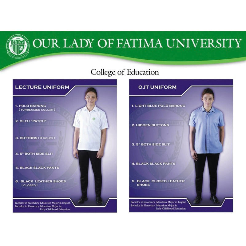 QUALITY OLFU EDUCATION UNIFORM | FAST SHIPPING | OUR LADY OF FATIMA ...