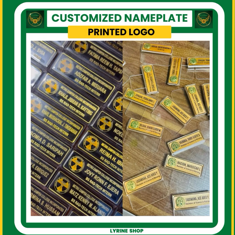 CUSTOMIZED UNIVERSITY NAMEPLATE | NAME TAG | PLS. MESSAGE US FIRST ...