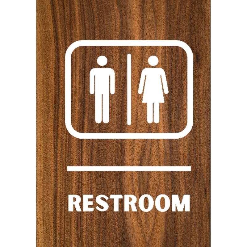 Shop comfort room signage for Sale on Shopee Philippines