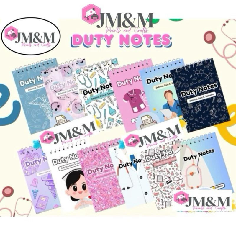 PapersandPrints Personalized Duty Notes | Shopee Philippines