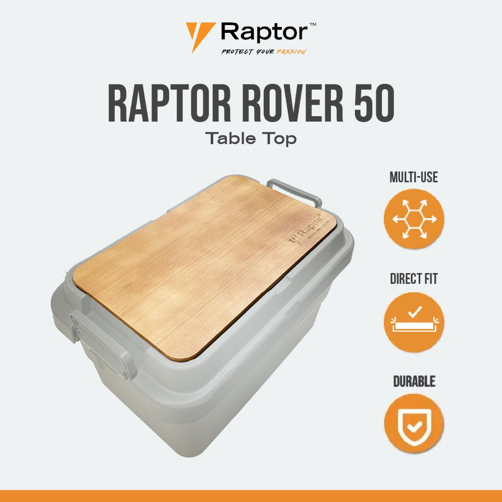 Raptor Storage 50L Rover Table Top | Raptor PH | Shopee Philippines