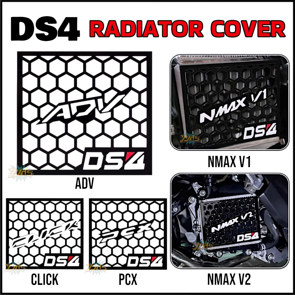 DS4 RADIATOR COVER FOR CLICK / PCX / ADV / NMAX V1 / NMAX V2 | Shopee ...
