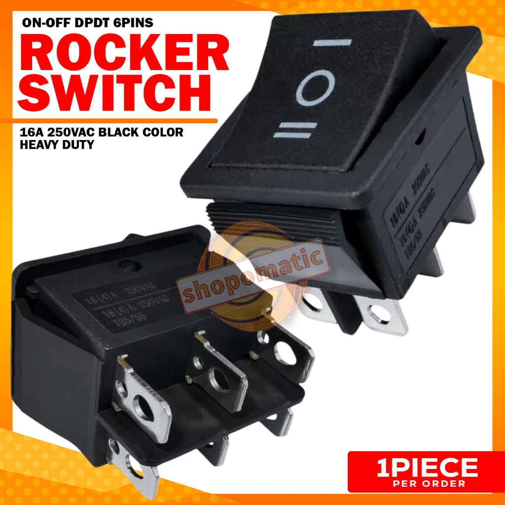 BEP MARINE Rocker Switch, On/Off/On, DPDT