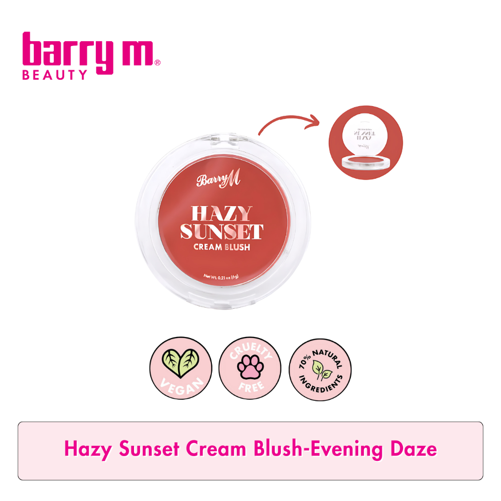 Barry M Hazy Sunset Cream Blush - Evening Daze | Shopee Philippines