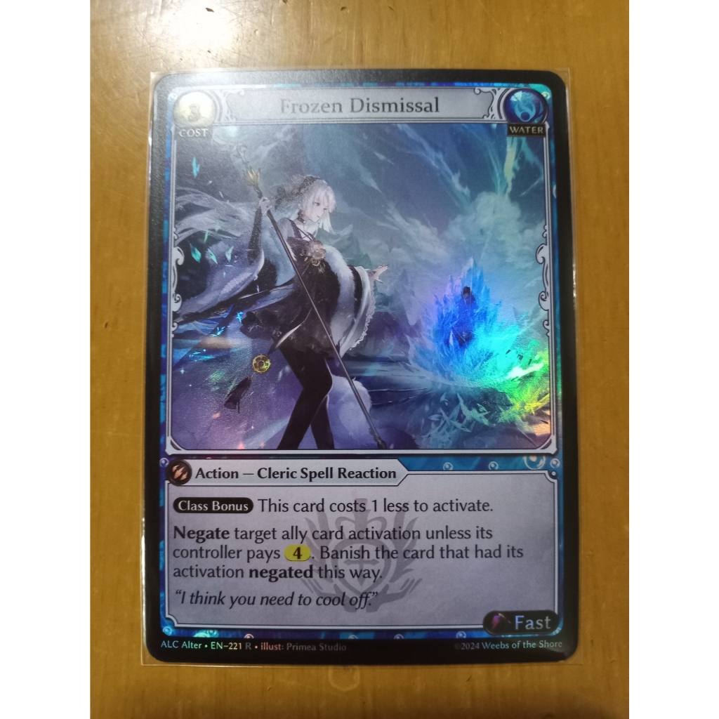 GA Frozen Dismissal R Alchemical Revolution Alter Edition ALC