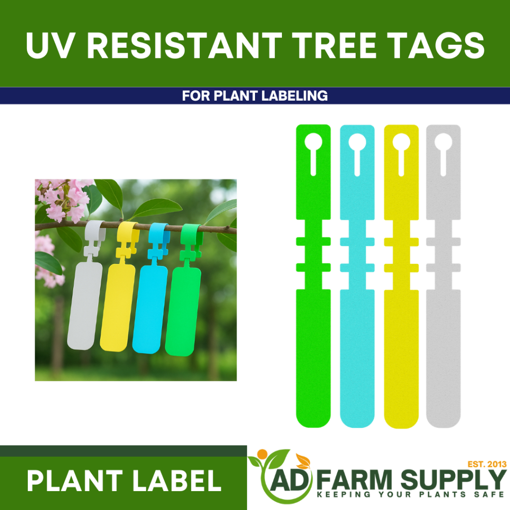 Plant Labels Tags - Adjustable Plastic Wrap Around, Waterproof Hanging ...