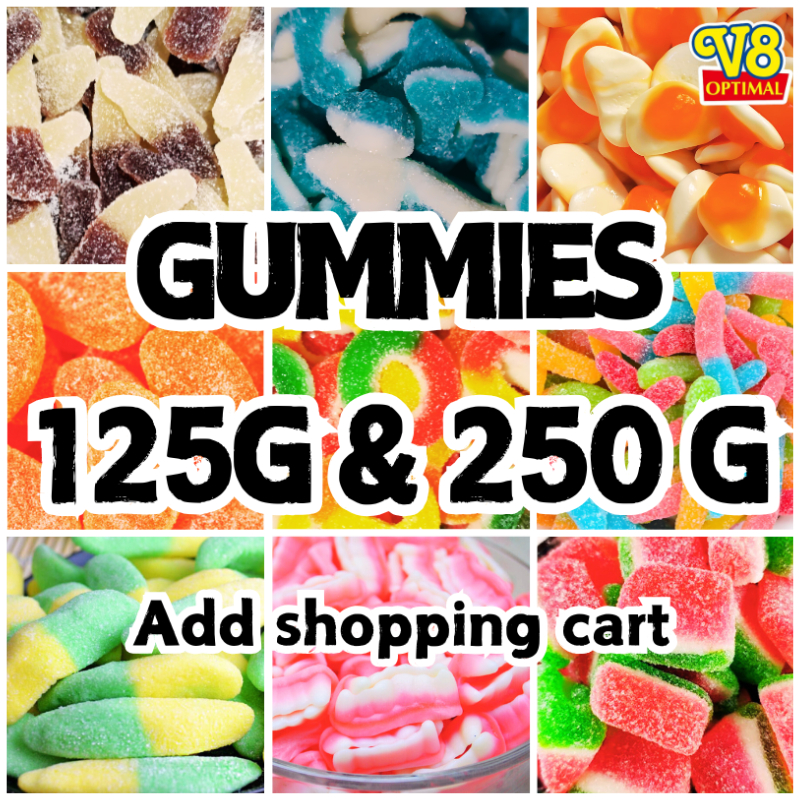 [V8]COD gummy candies wholesale 125G & 250G snacks | Shopee Philippines