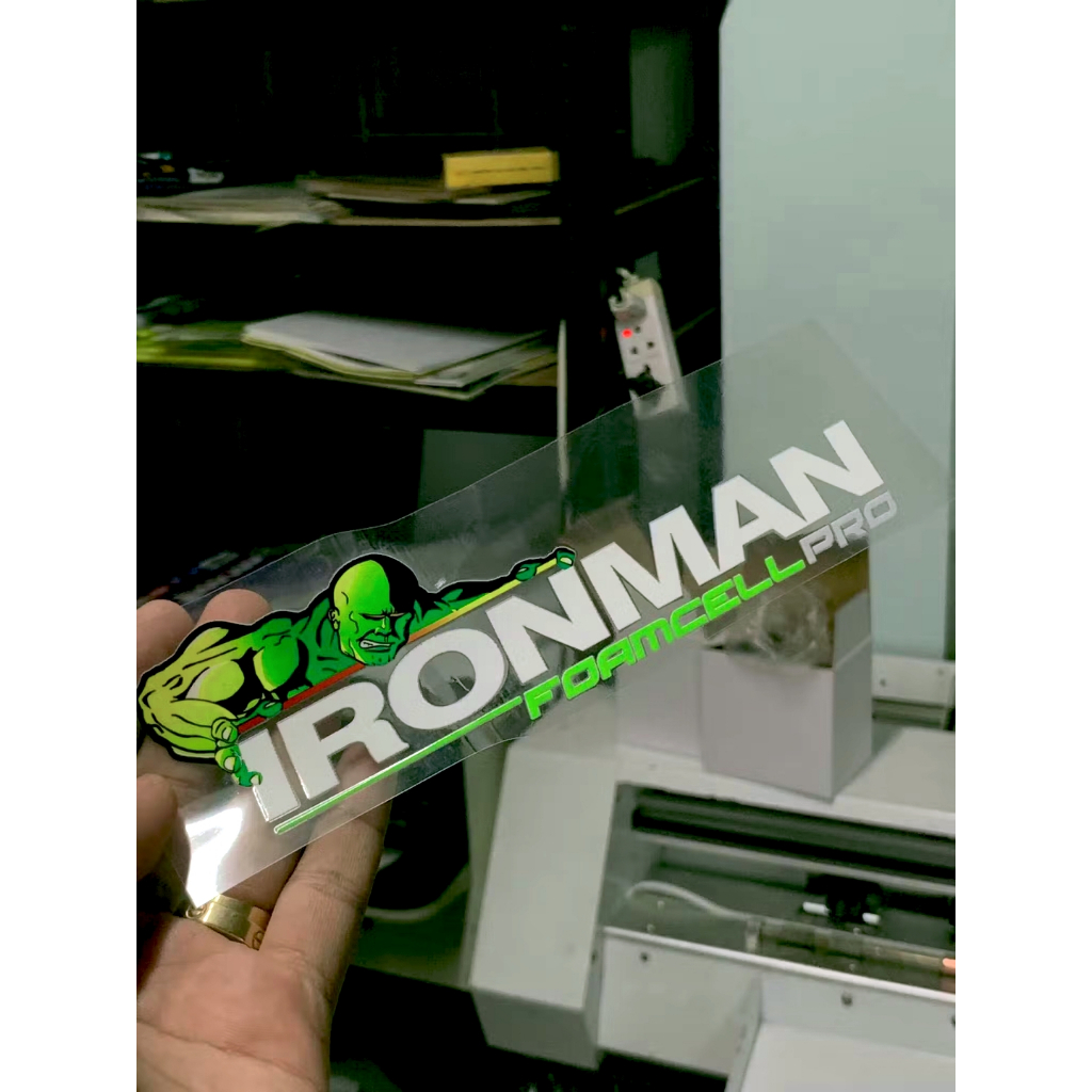 Ironman Foamcell Sticker 4x4 2pcs | Shopee Philippines