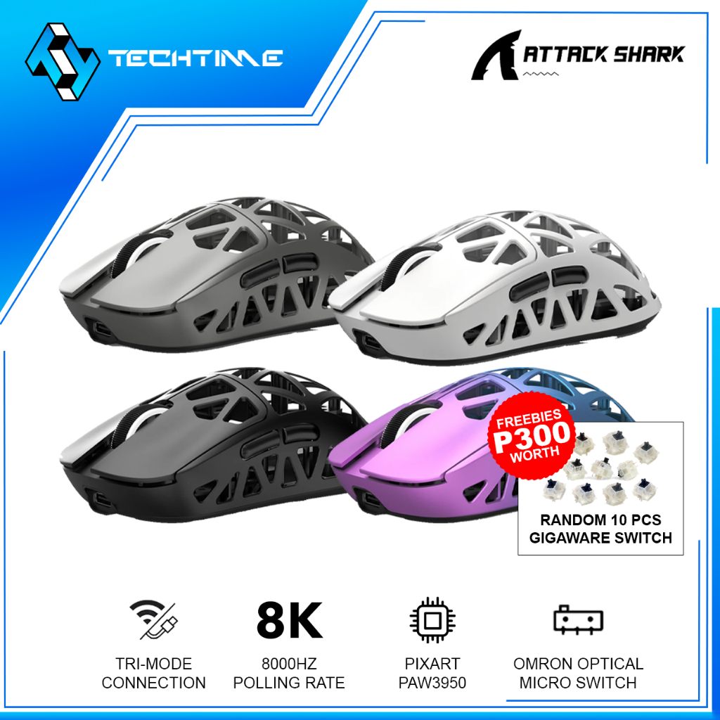 Attack Shark R2 Magnesium Alloy Superlight Tri-mode Gaming Mouse ...
