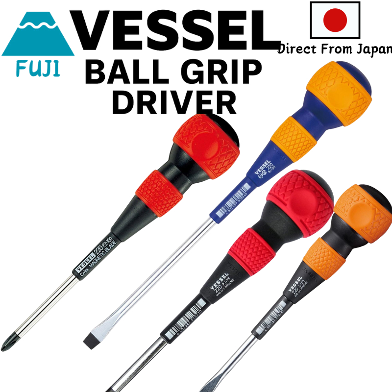 VESSEL Ball Grip Screwdriver Collection Made in Japan tools Pro ...