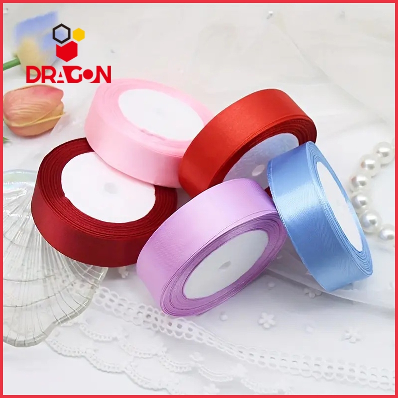 2.5cm/25 Yards/Roll丨Gift Ribbon Color Ribbon Diy Gift Packaging Flower ...