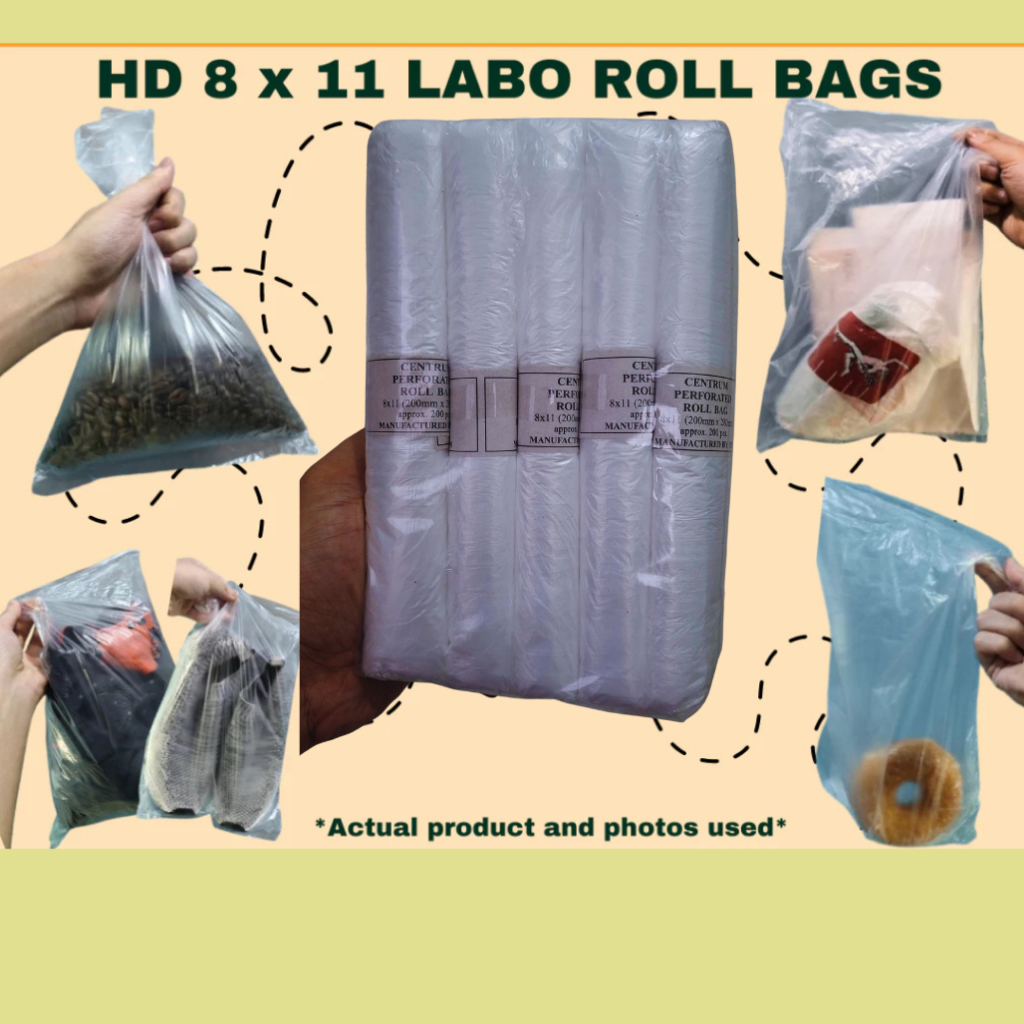 Plastic Labo All Purpose HD Roll Bag Plastic Bag ( Plastic Ulam Bag ...