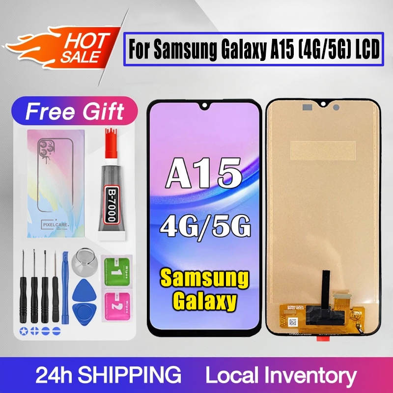 Original LCD For Samsung Galaxy A15 LCD SM-A155, SM-A156 | Shopee ...