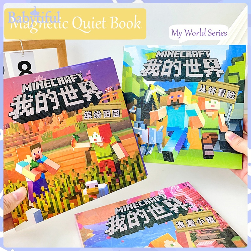 DIY Magnetic Busy Book Sticker Book Cute Cartoon Anime Character Frozen ...