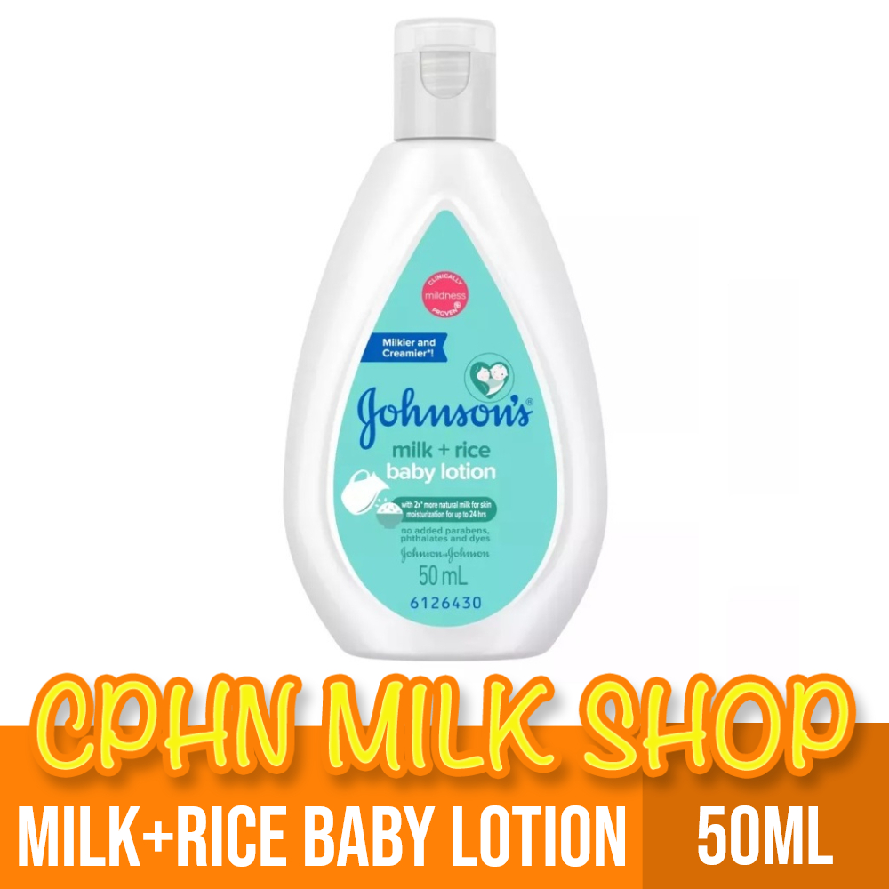 Johnson's Milk+Rice Baby Lotion 50ml Shopee Philippines