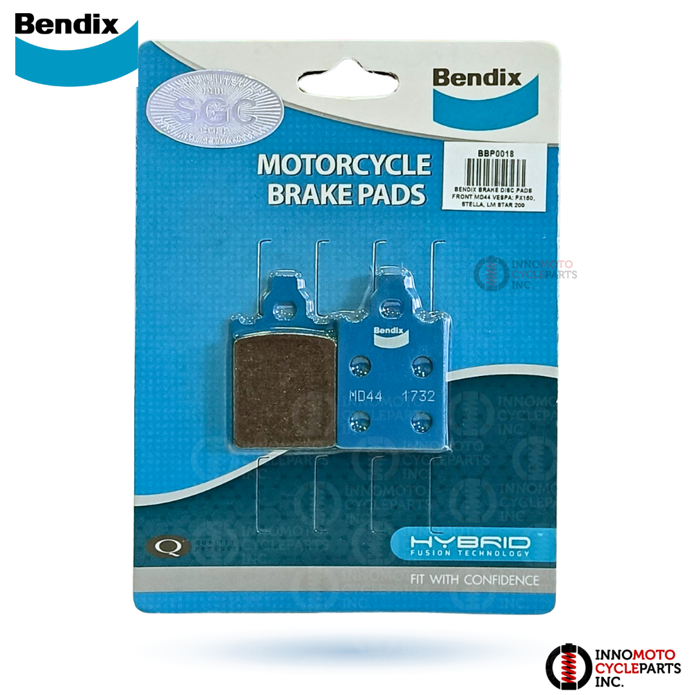 Bendix Brake Pad MD44 for Vespa PX150 Stella, LML, Star200 | Shopee ...