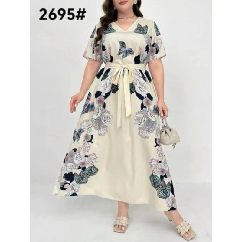 sachin and babi light blue dress Long For Resort Vacation Women's Plus Size Floral