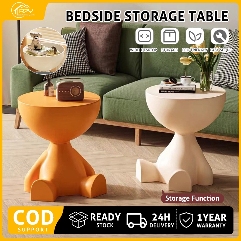 R2Y Creative Bedside Table Sofa Side Table Living Room Bedroom Tea ...