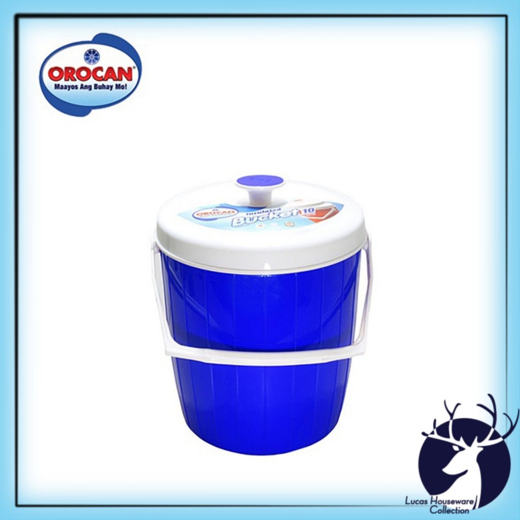 OROCAN 10 LITERS INSULATED BUCKET / UNLI RICE CONTAINER / ICE BOX ...